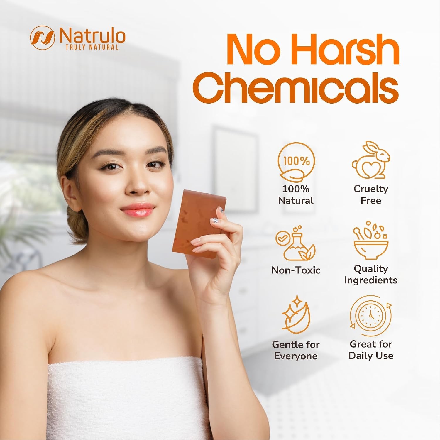 All-Natural Persimmon Soap Bar – Refreshing & Hydrating Body Wash for All Skin