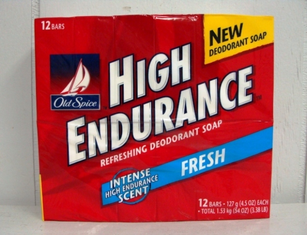 OLD SPICE HIGH ENDURANCE SOAP FRESH 12 BARS PER PACK *ORIGINAL FORMULA*