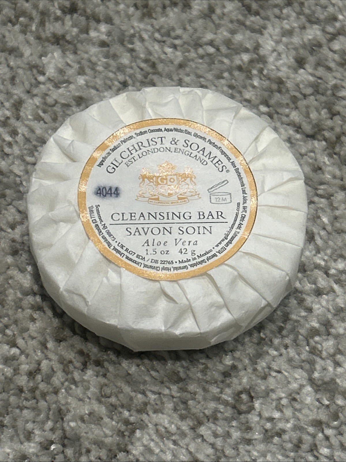 40x Gilchrist & Soames Cleansing Bar – Aloe Vera – 1.5 oz.
