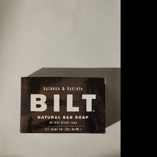 Bilt Bar Soap 1/2 pound 8 oz AFRICAN BLACK Nautural Bar Soap 🧼 🛁