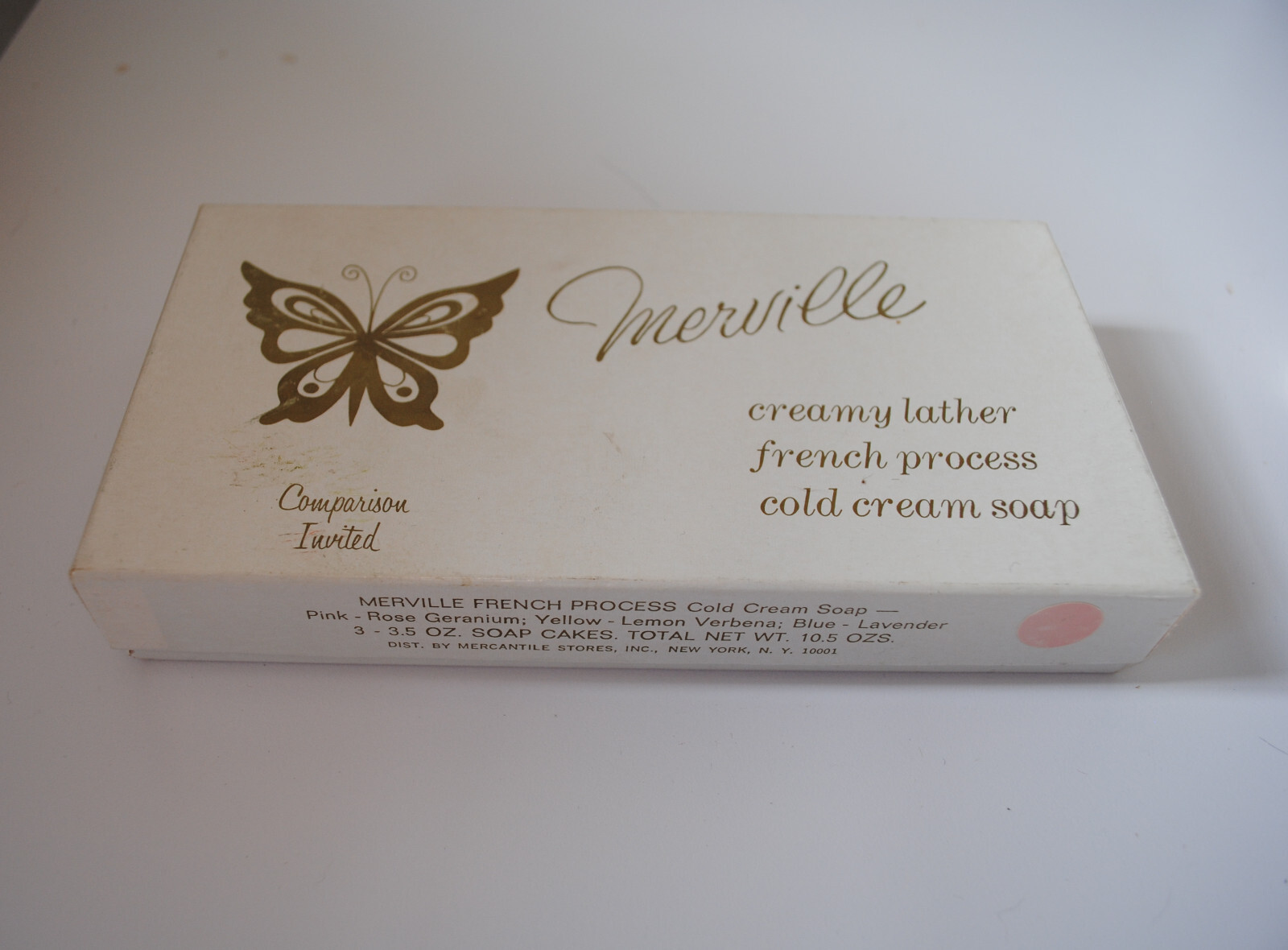 Vintage Merville Bar Soap Original 3.35 OZ — 3 Bars