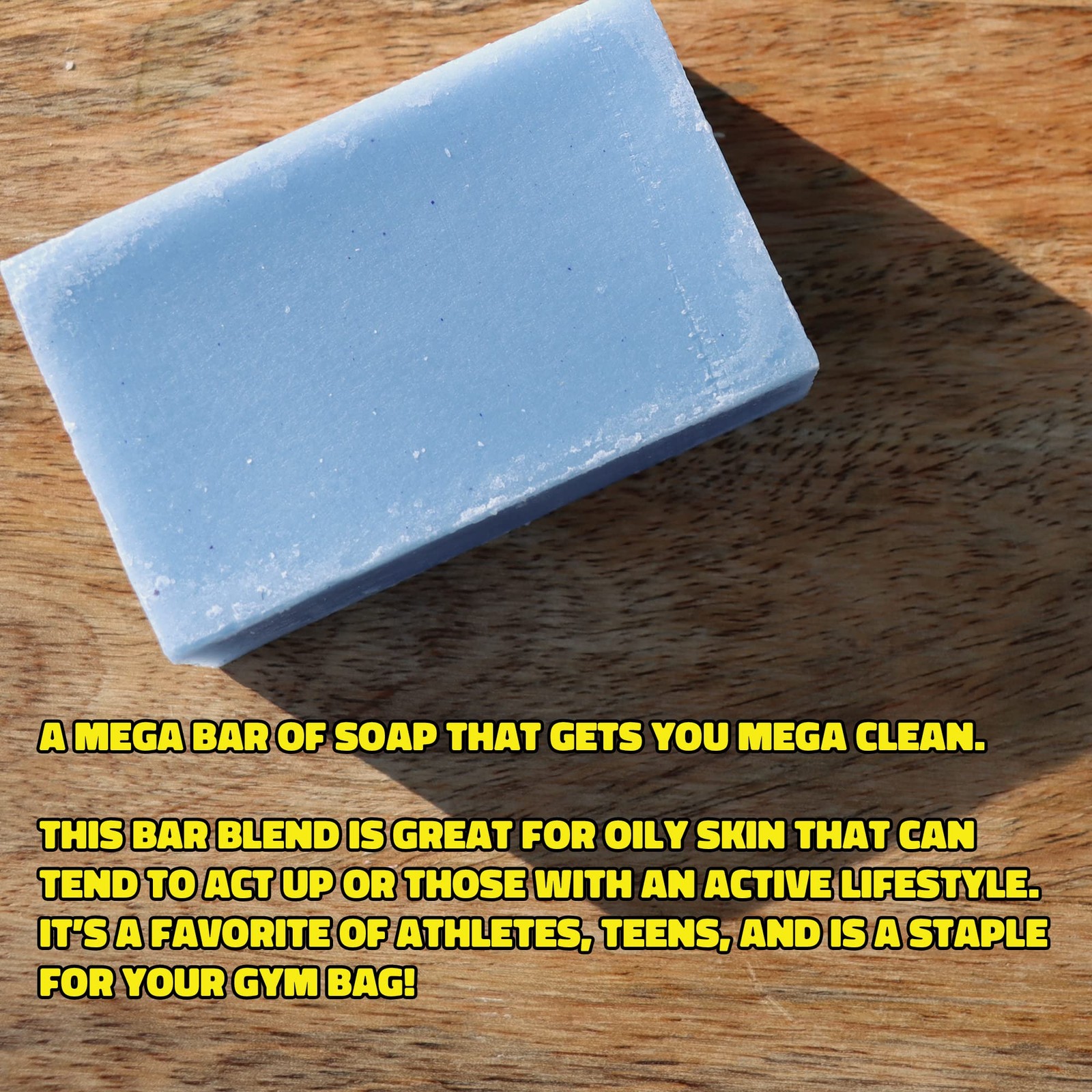 Natural Bar Soap (Tea Tree Mega Mint) – Vegan Handmade for Active Lifestyle
