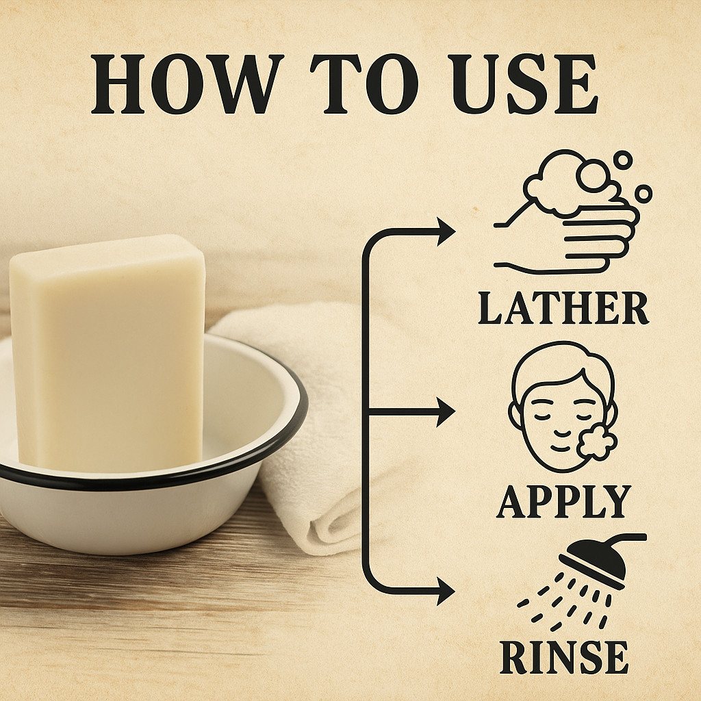 Handmade Old Fashioned Lye Soap w/Coconut Oil & More Natural & Organic