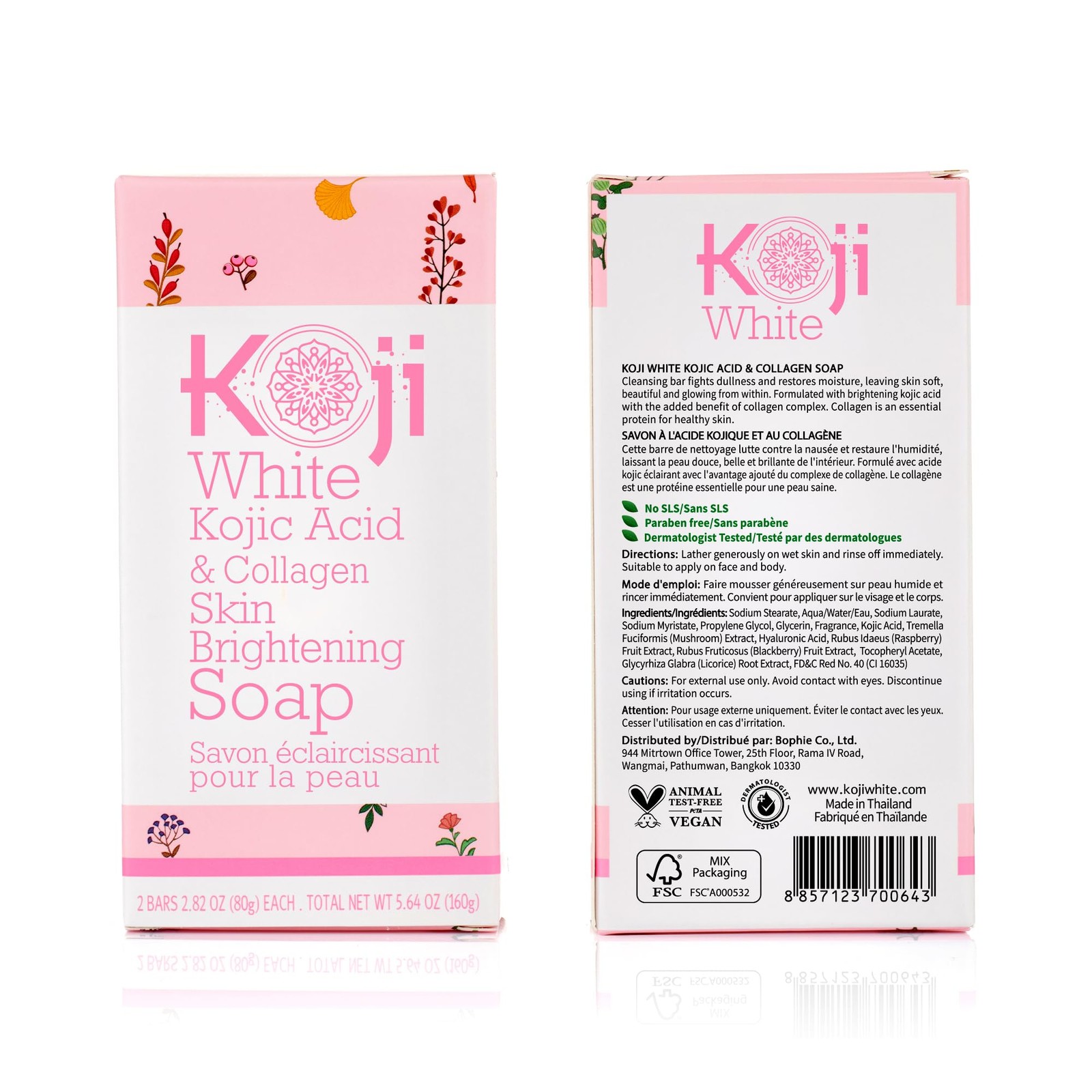Kojic Acid & Collagen Skin Brightening Soap for Face & Natural Glowing Skin -…