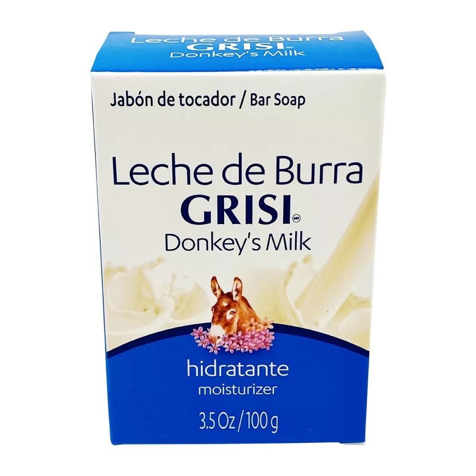 Grisi Donkey’s Milk / Leche de Burra Soap. Moisturizer & Skin Softener. 3.5 oz