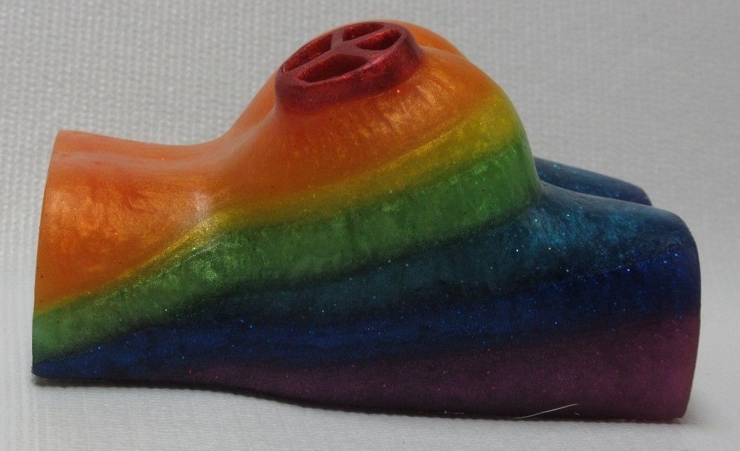 Rainbow’s End, cedar, sage, coriander & citrus “Peace of Ass” butt shaped soap