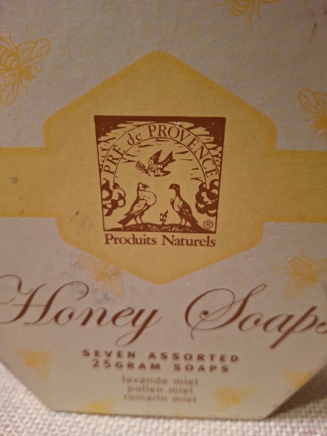 Pre de Provence 7 Small Assorted Honey Soaps Lavande Miel Made in France