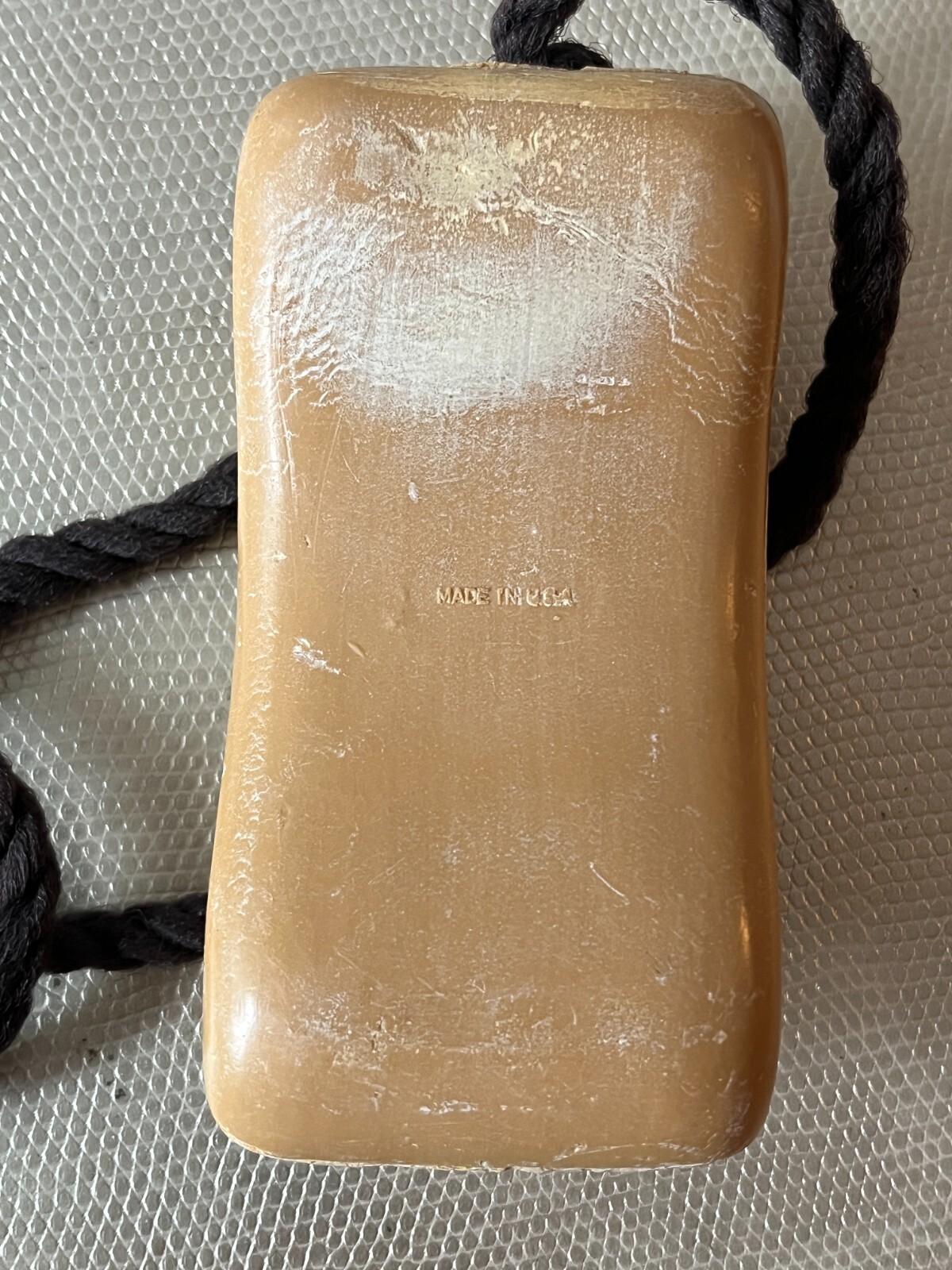 Vintage English Leather Soap on a Rope & Hair Dressing Tube BRAND NEW OLD STOCK