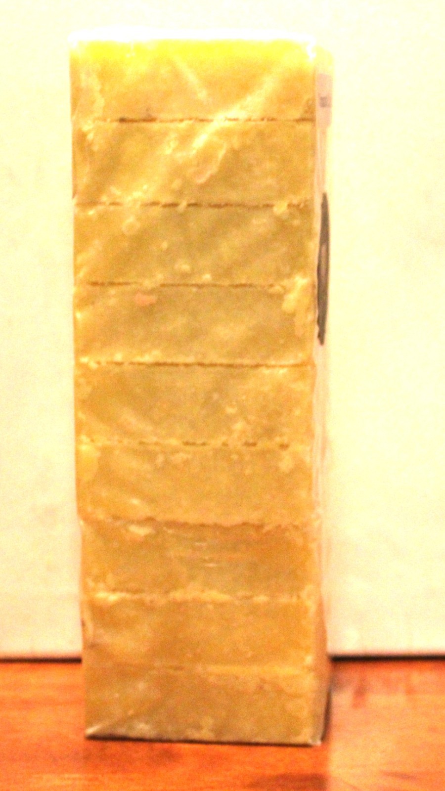 Tropical Citrus Scrub Cold Processed handmade soap loaf, 9 precut bars