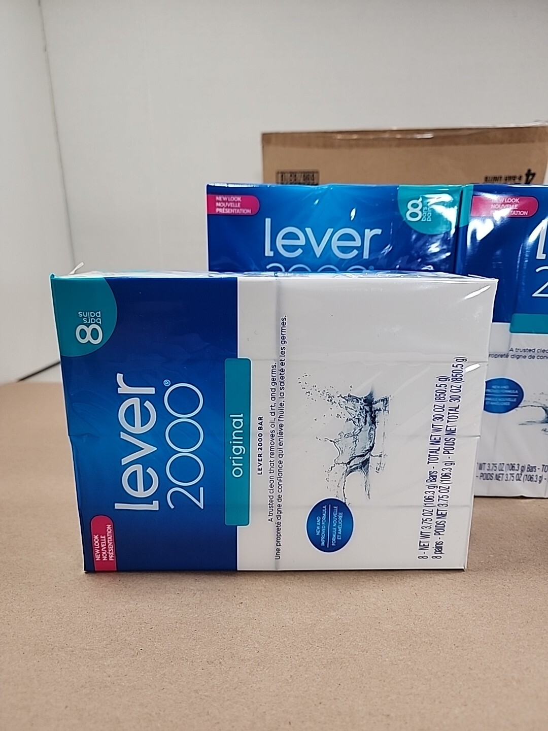 32 Bars Lever 2000 Bar Soap Original 3.75 oz each Sealed Box 32 Count