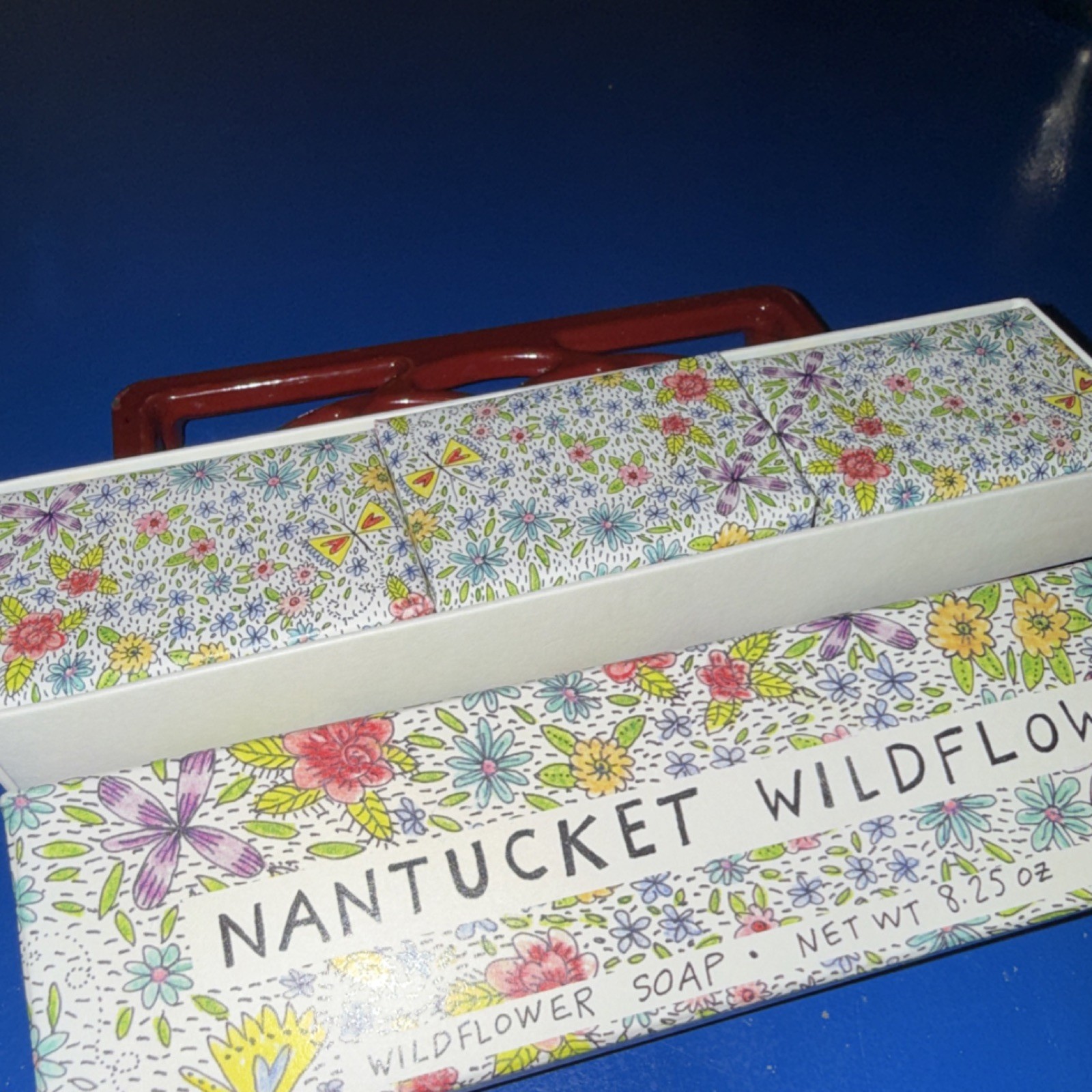 Nantucket Wildflowers Wildflower Soap Bars 8.25 oz Floral Body Bars Multicolor