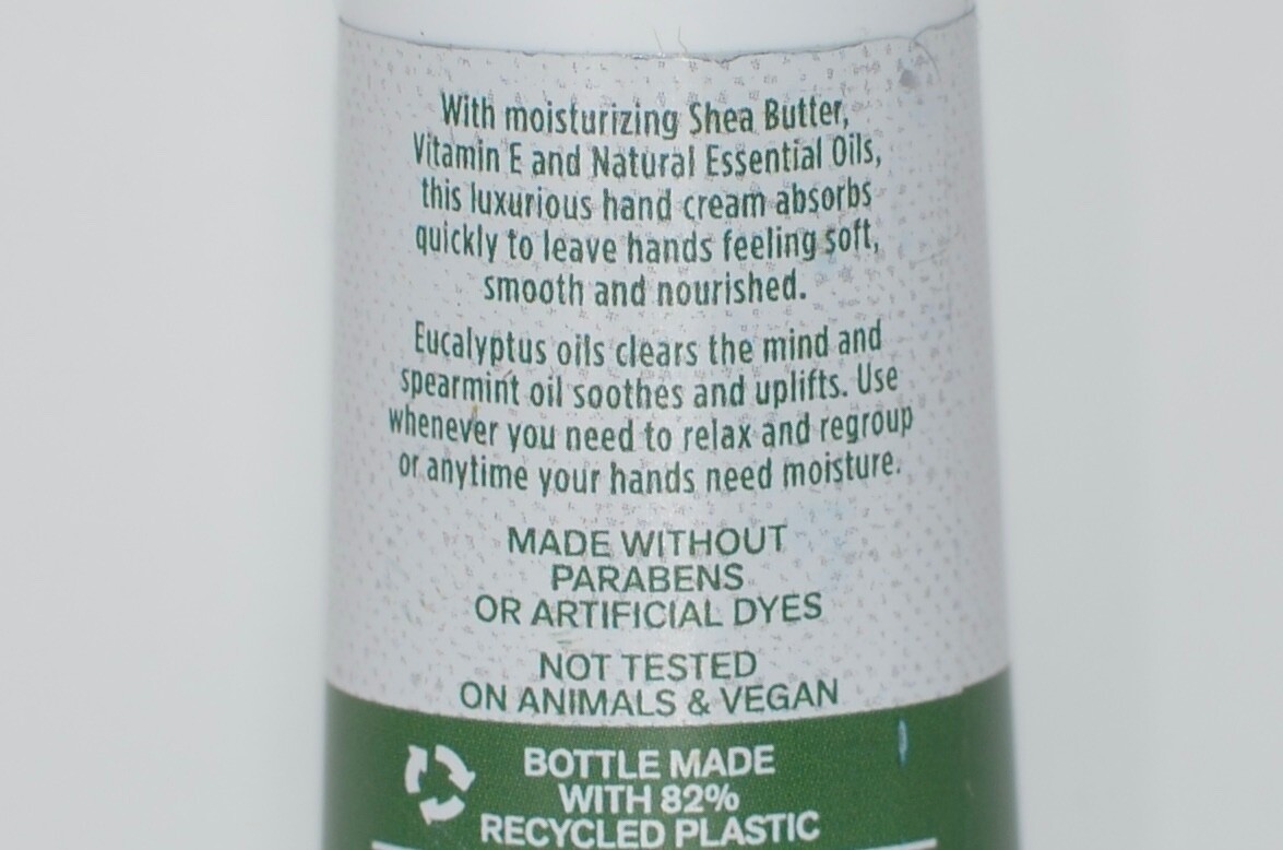 BATH & BODY WORKS AROMATHERAPY EUCALYPTUS SPEARMINT HAND CREAM LOTION 1OZ TRAVEL