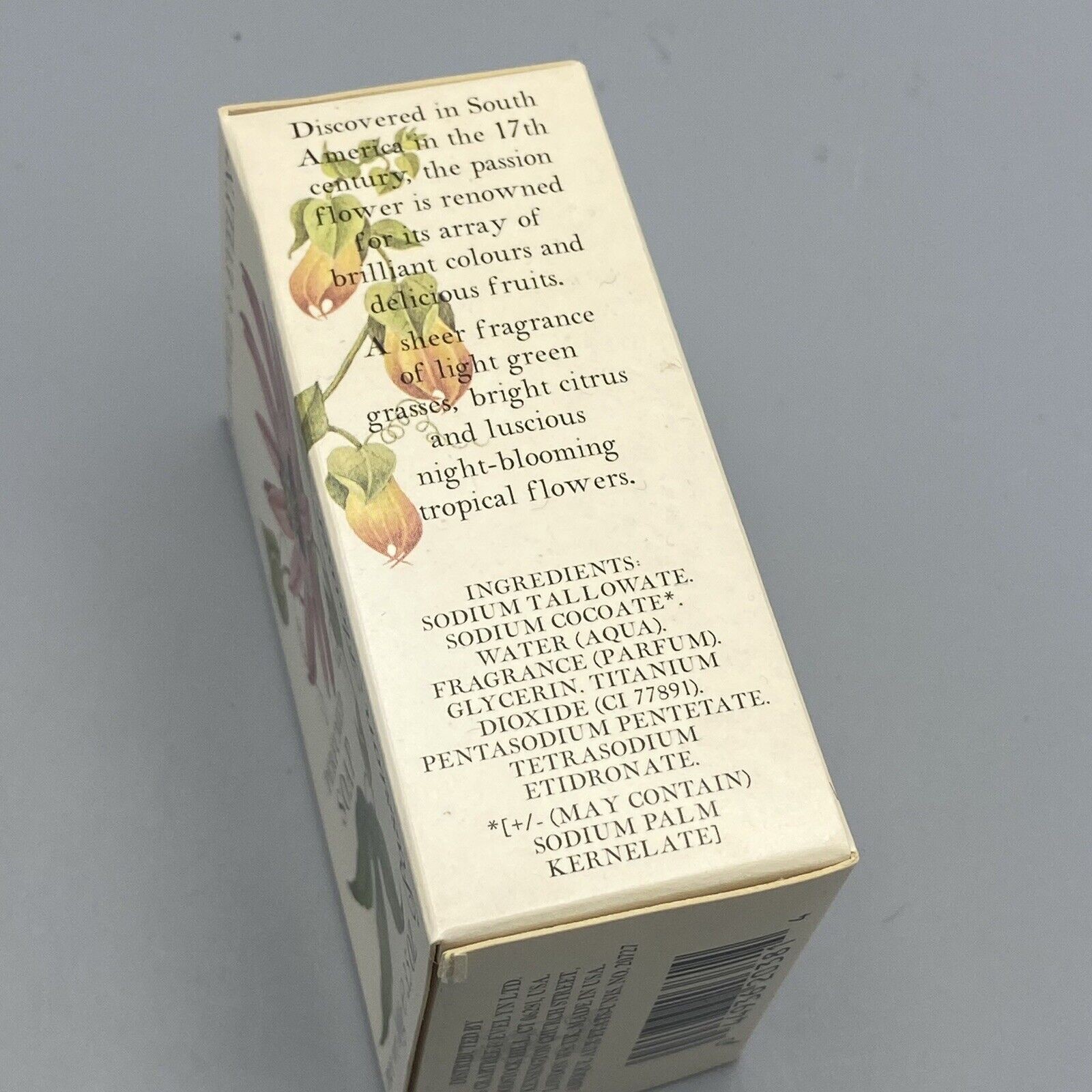 Crabtree & Evelyn PASSION FLOWER Soap Bar 3.5 OZ Vintage New in Box