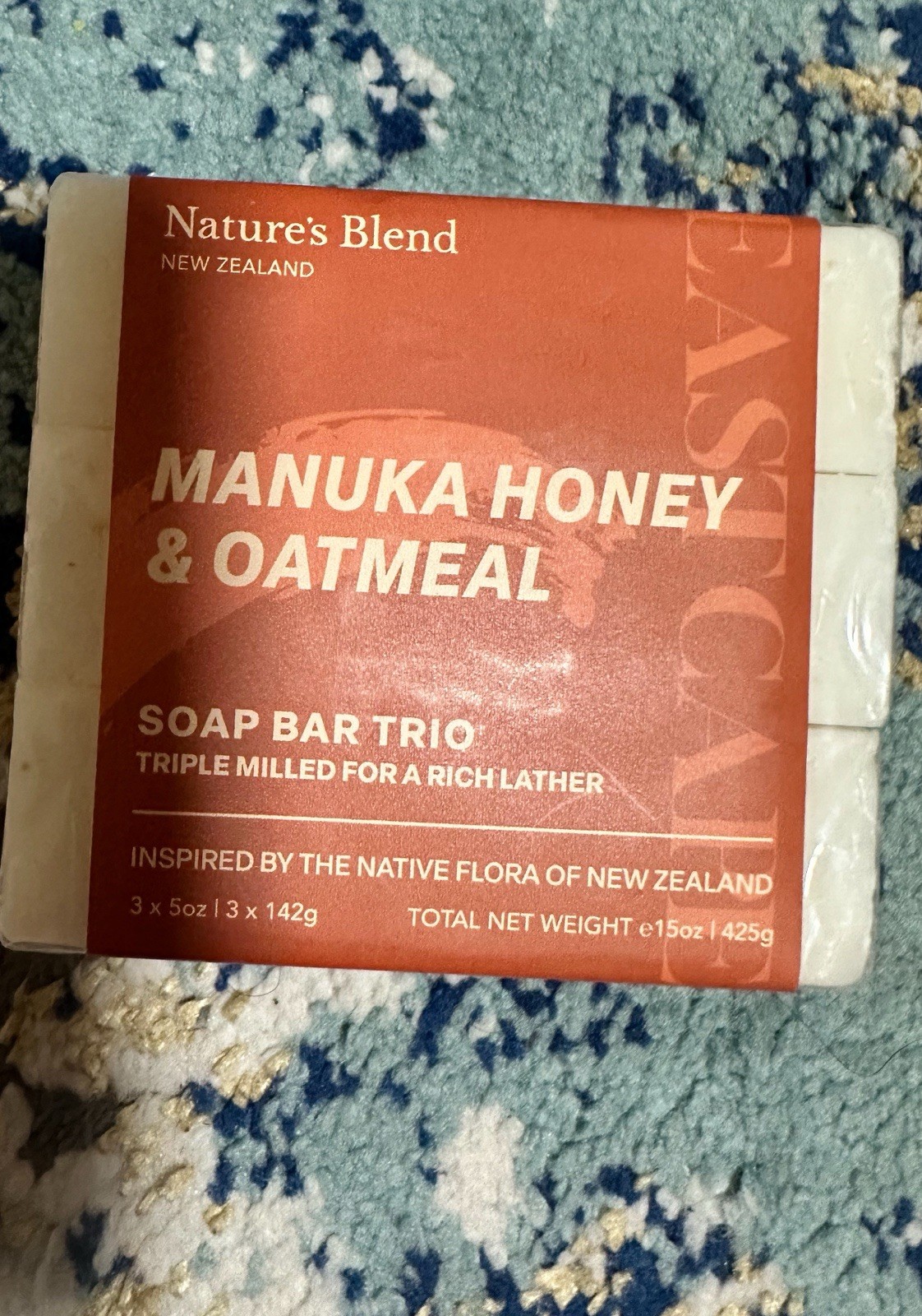 Manuka Honey & Oatmeal Soap Bar – Soothing Rich Lather Soap Made in New Zealand