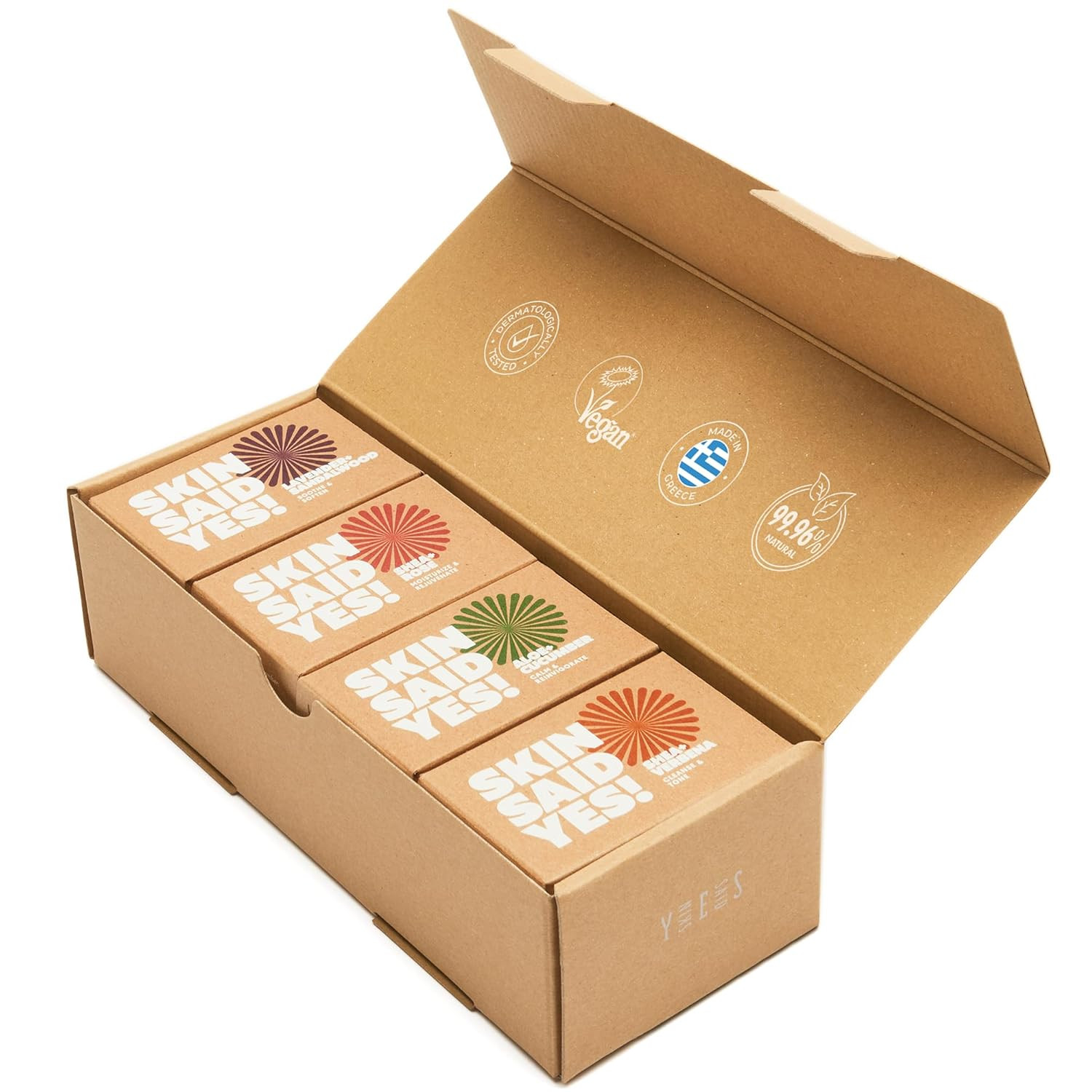 Skin Said Yes Organic Soap Bar (Pack of 8) – Natural Soap Made in Greece | Tripp