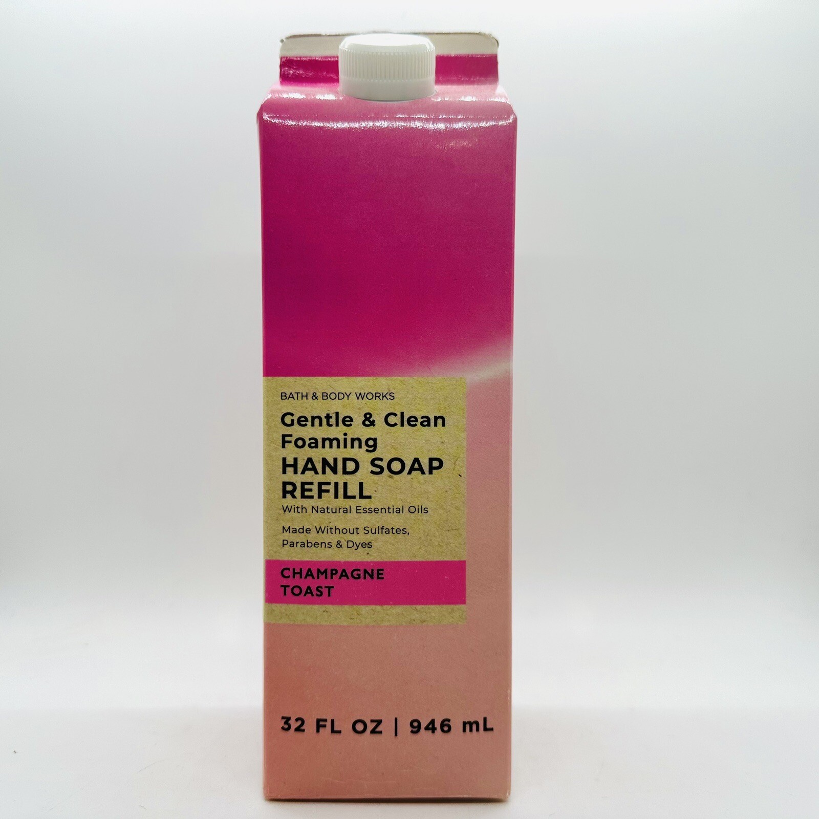 1/BATH & BODY WORKS CHAMPAGNE TOAST GENTLE & CLEAN FOAMING HAND SOAP REFILL 32oz