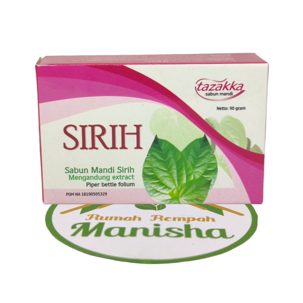 Tazakka Betel Leaf Herbal Bath Soap Bar 90g Traditional Body Wash