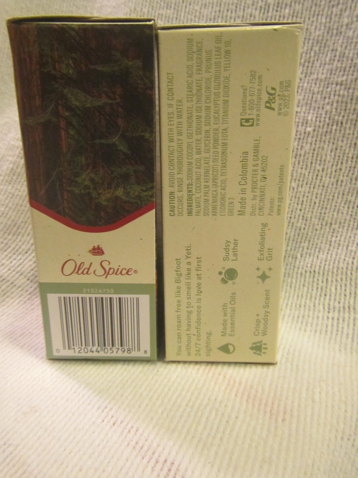 BRAND NEW LOT 2 Old Spice Bar Soap 5oz/141g Off The Grid W/Sandalwood &Aloe Vera