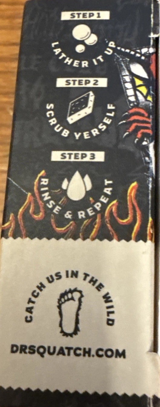 Dr. Squatch Limited Edition HELLFIRE & BEYOND Natural Soap Bar Stranger Things