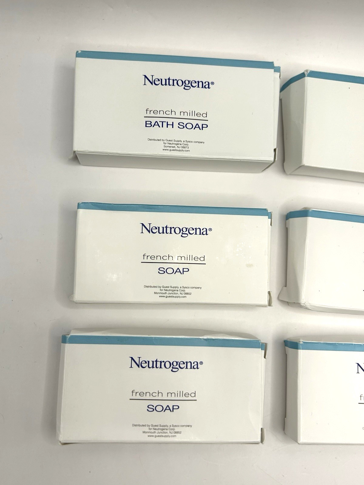 Neutrogena French Milled Travel Bath Soap – Hotel Bars 1.4 Oz – 1.1oz Lot Of 9