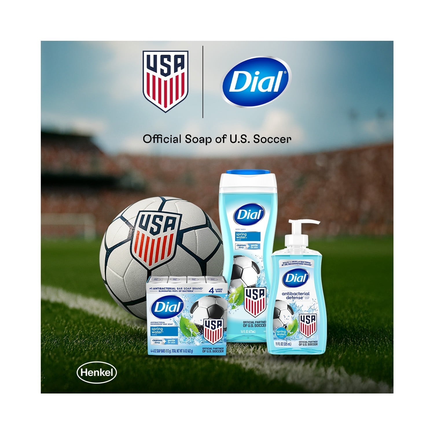 (2 Pack) Dial Antibacterial Bar Soap Spring Water 4 oz, 12Count, Refresh & Renew