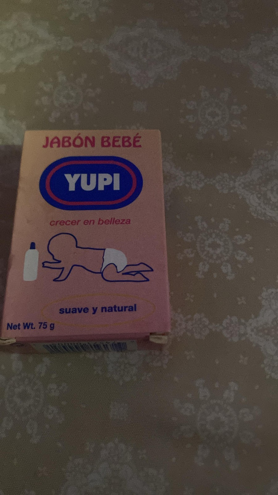 Yupi Baby Body Bar Soap 75g, Natural Pink, Rectangular, Unisex Baby & Toddler
