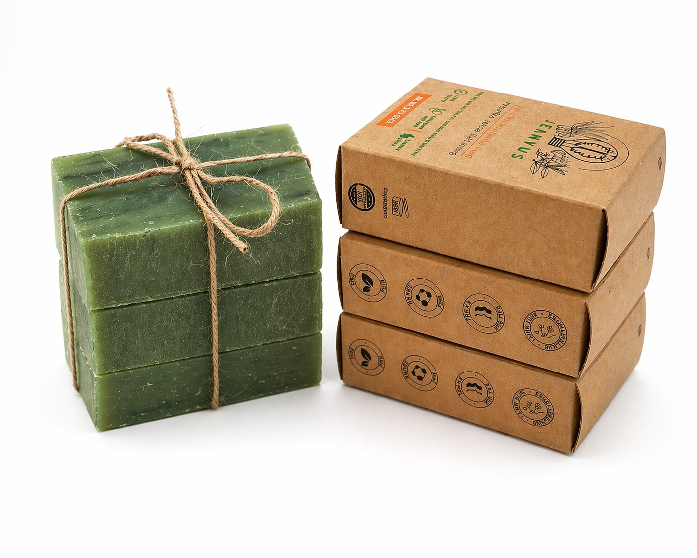 Aloe and Turmeric Natural Soap bars Pack of 3