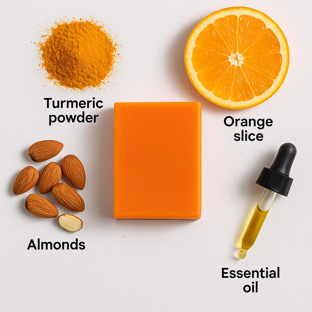 Handmade Soap – Natural Organi Turmeric Soap