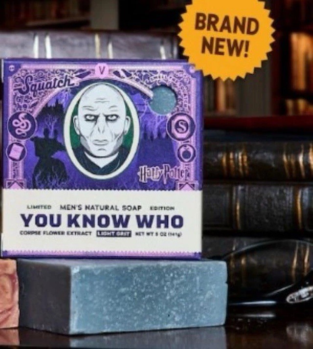 2 Dr Squatch Limited Edition Harry Potter Soap Bars VOLDEMORT YOU KNOW WHO
