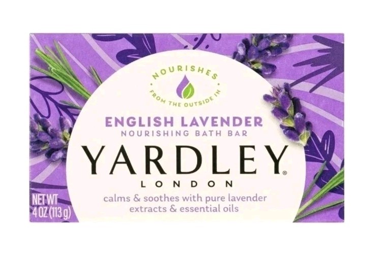 § YARDLEY LONDON (1) 4.0 Oz.🪻🫧 ●ENGLISH LAVENDER●🪻🫧 ≈NOURISHING≈ Bath Bars.