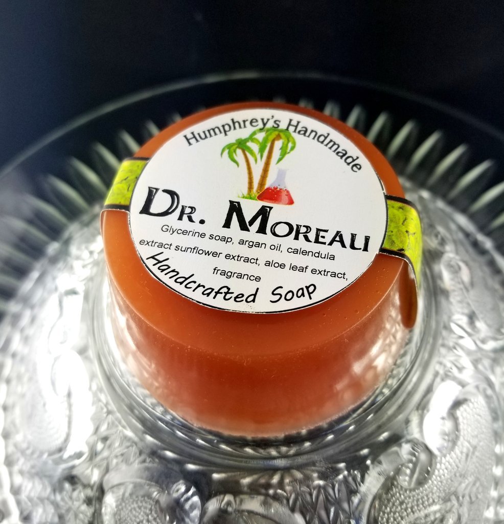 DR MOREAU Lime Coconut Soap Shave Shampoo Bar Unisex Glycerin Stocking Stuffer