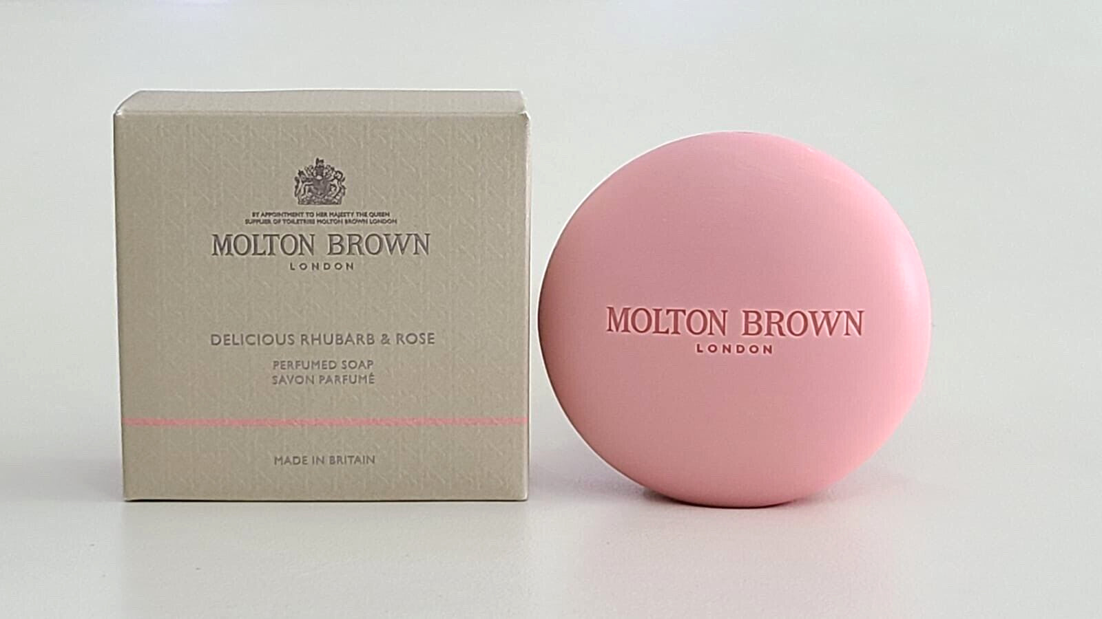 Molton Brown Delicious Rhubarb & Rose Perfumed Soap 5.29 oz
