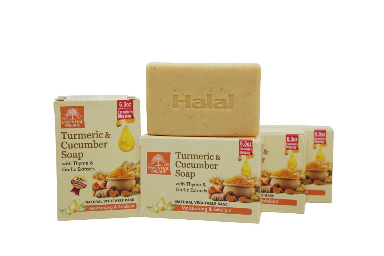 Halal Moroccan Argan Soap Vegetable Base Bar Soap 6 Pcs Pack-6.3oz Size Each Bar