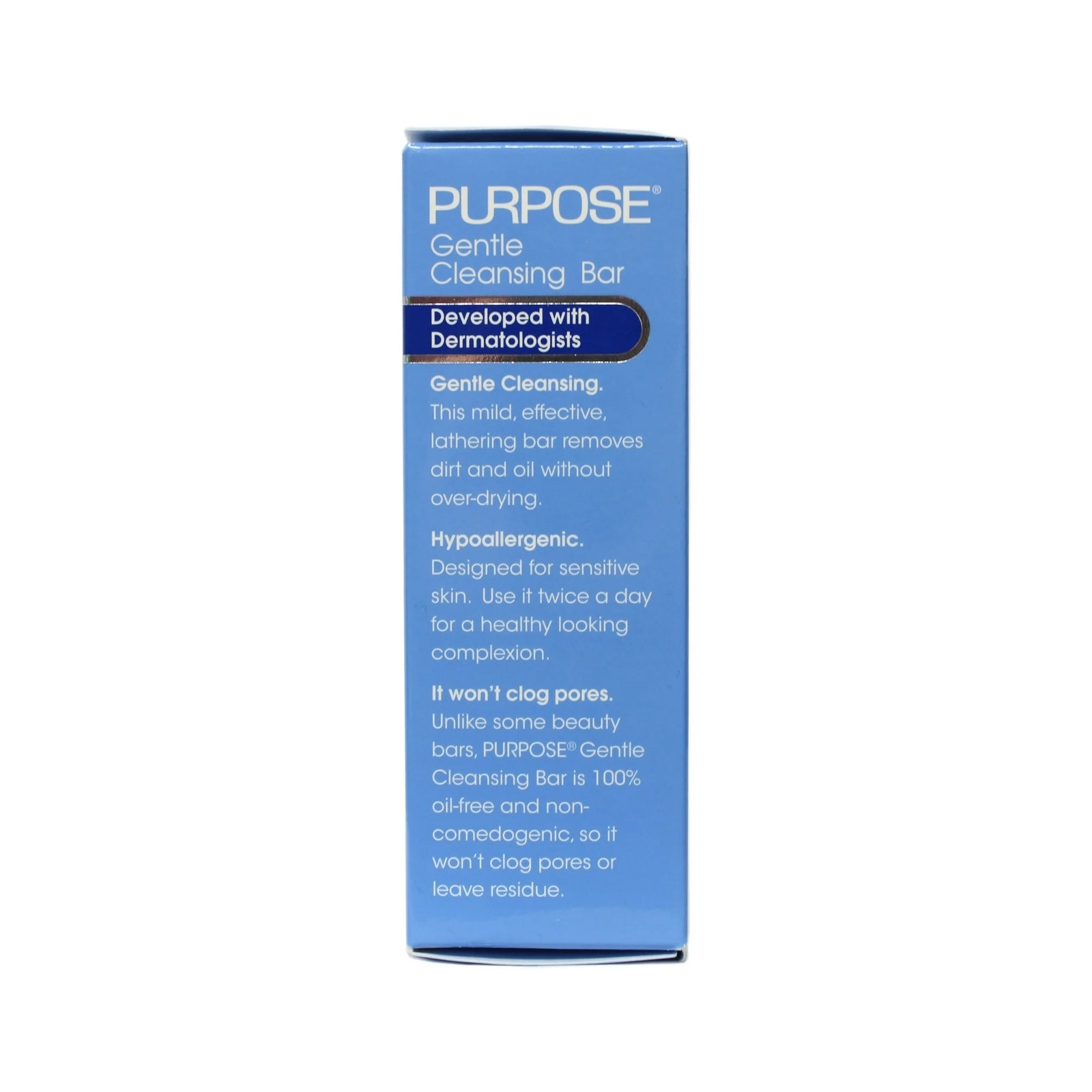 Purpose Gentle Cleansing Face Bar Soap Oil-Free Hypoallergenic 6 Ounce Pack of 3