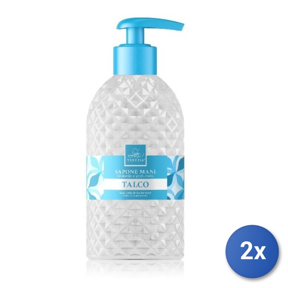 2X Lady Venezia Rainbow Soap 500 Ml Talc