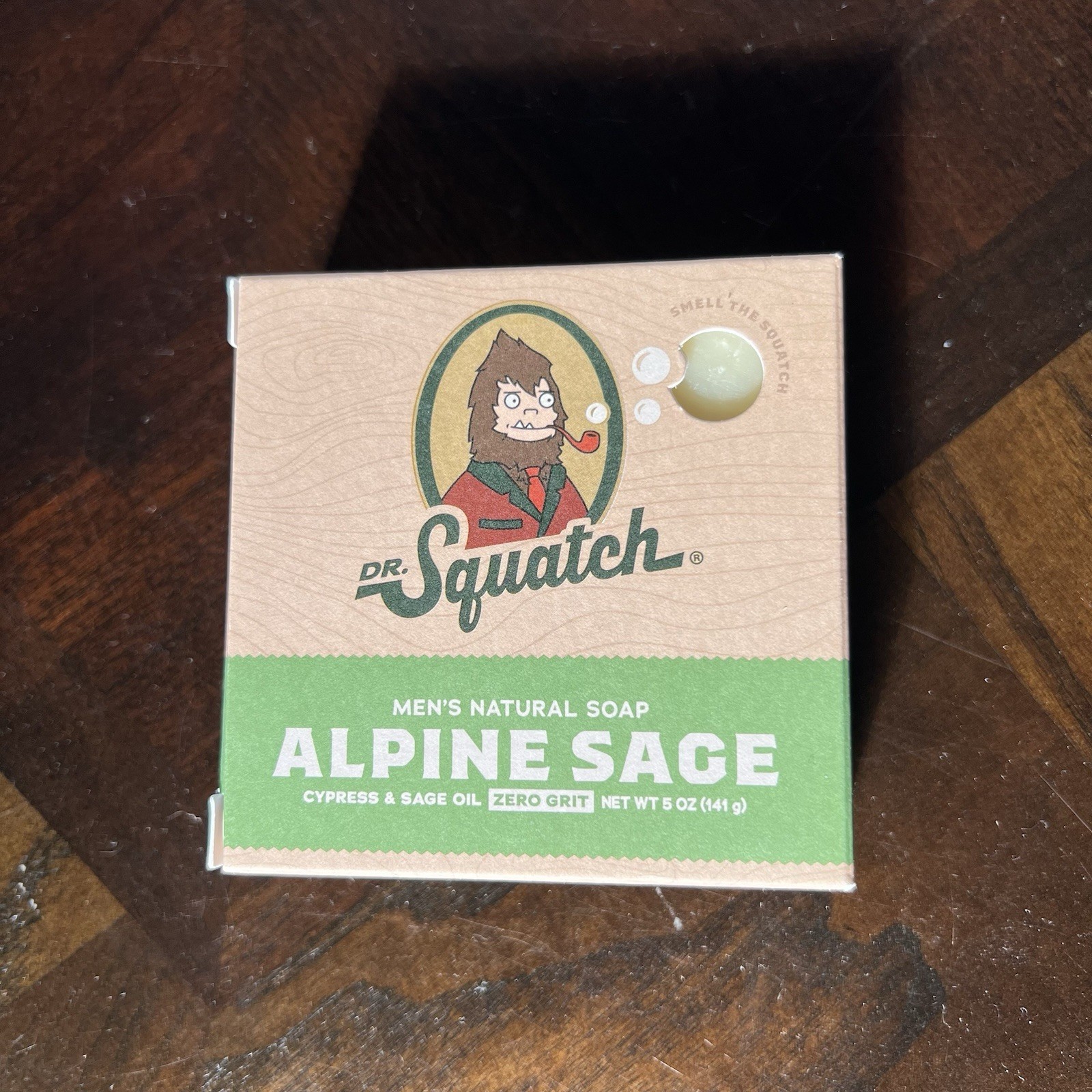 Dr. Squatch Men’s Natural Body Bar Soap Alpine Sage, Cypress & Sage Oil 5 oz