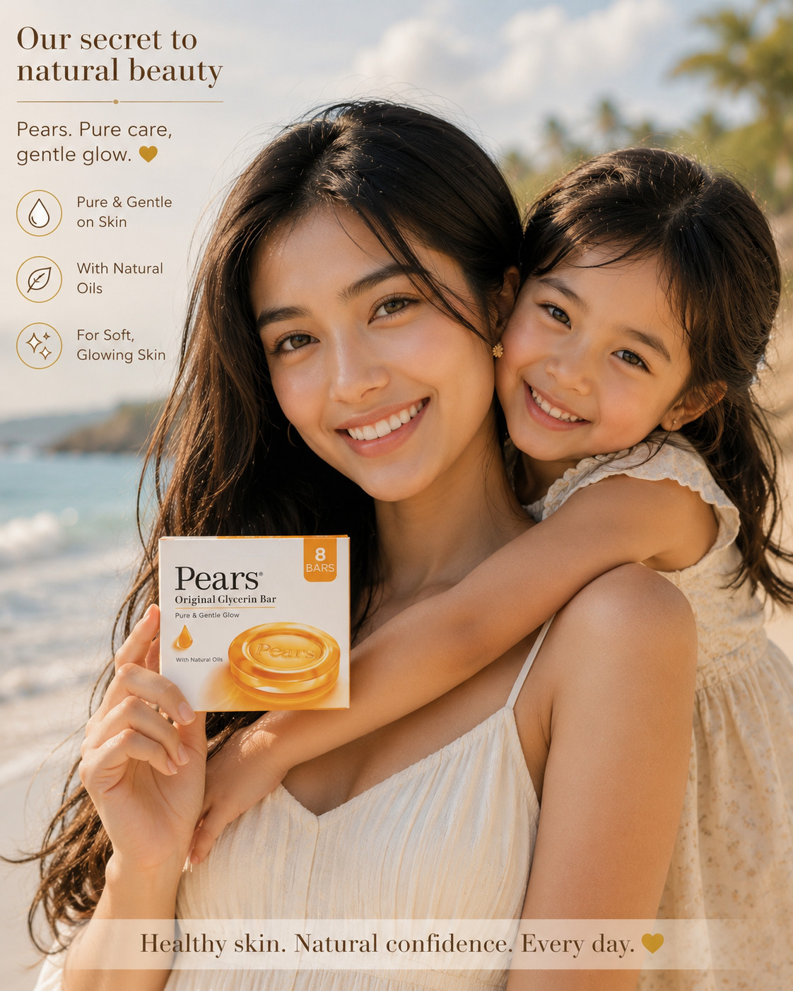 PEARS orginal Soap bars (pacck of 8) 125gm each