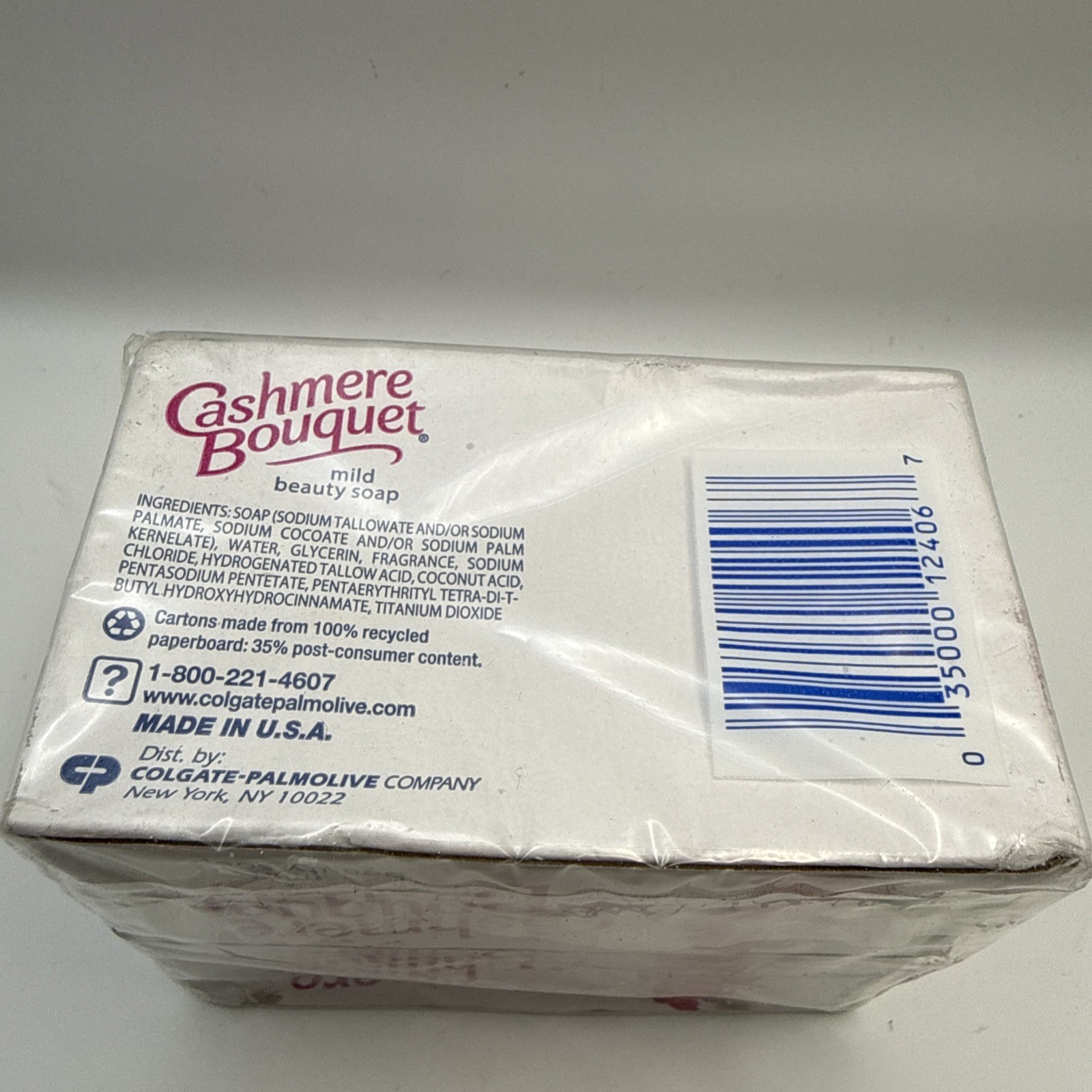 2 Bars Cashmere Bouquet Mild Beauty Soap Classic Fragrance Bath 4oz VTG USA Made