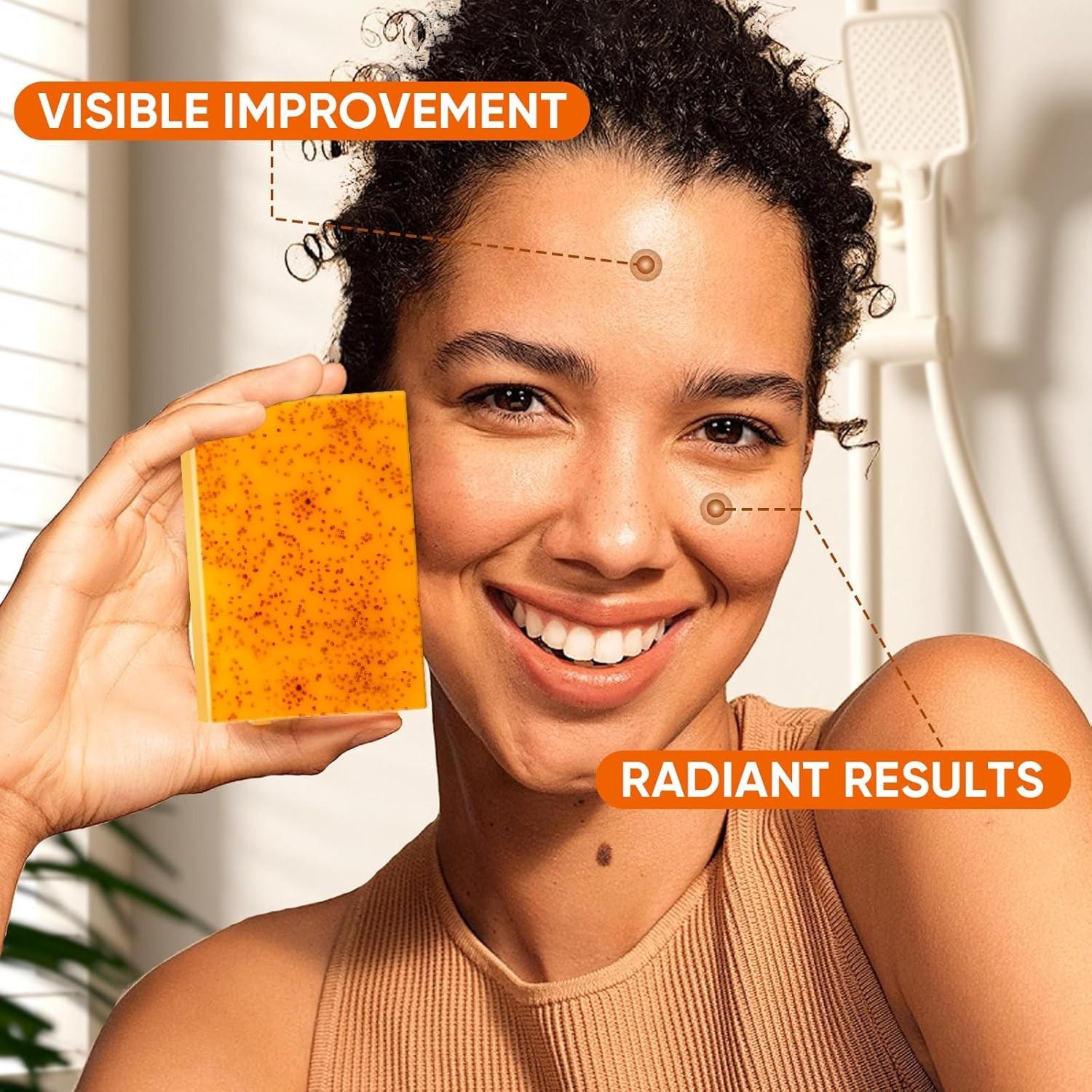 6 Pack Turmeric Kojic Acid Soap Bars Retinol Collagen Vitamin E 60g Each