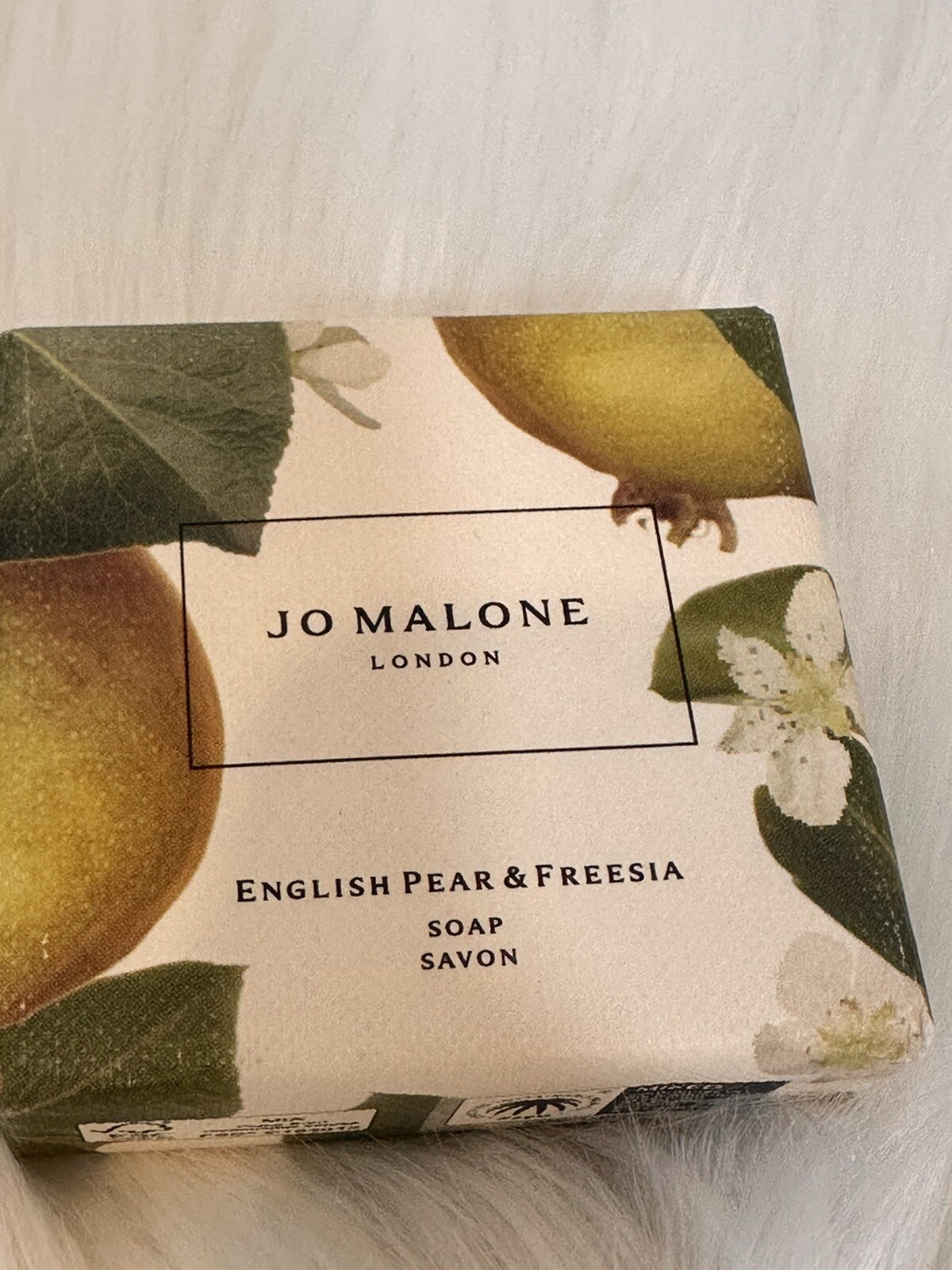 Jo Malone English Pear & Freesia Perfume Soap Savon 3.5 Oz Bar Soap, New, Sealed
