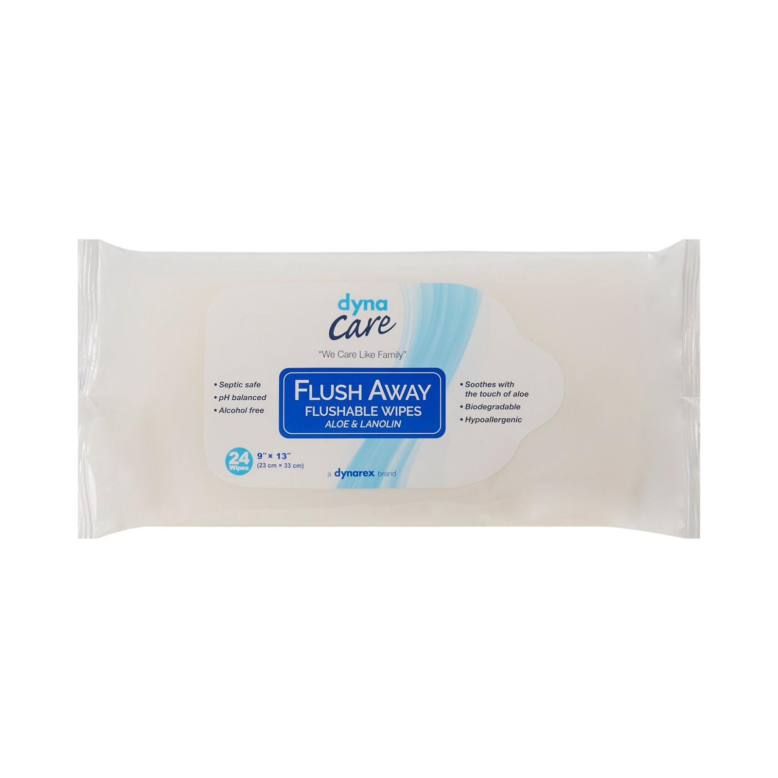 Flush Away Adult Flushable Personal Wipe 9 x 13″ 1322 24 Wipes