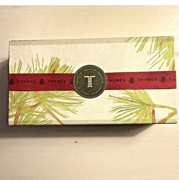 Thymes Frasier Fir Two-Hand Soaps 3.5 oz Each – Triple-Milled, Made in USA