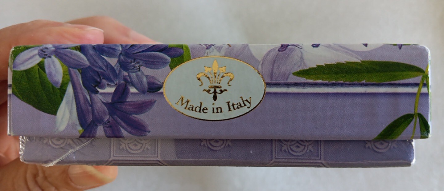 3 Handmade Italian Lilac & Lavender Soaps Saponificio Artigianale Fiorentino