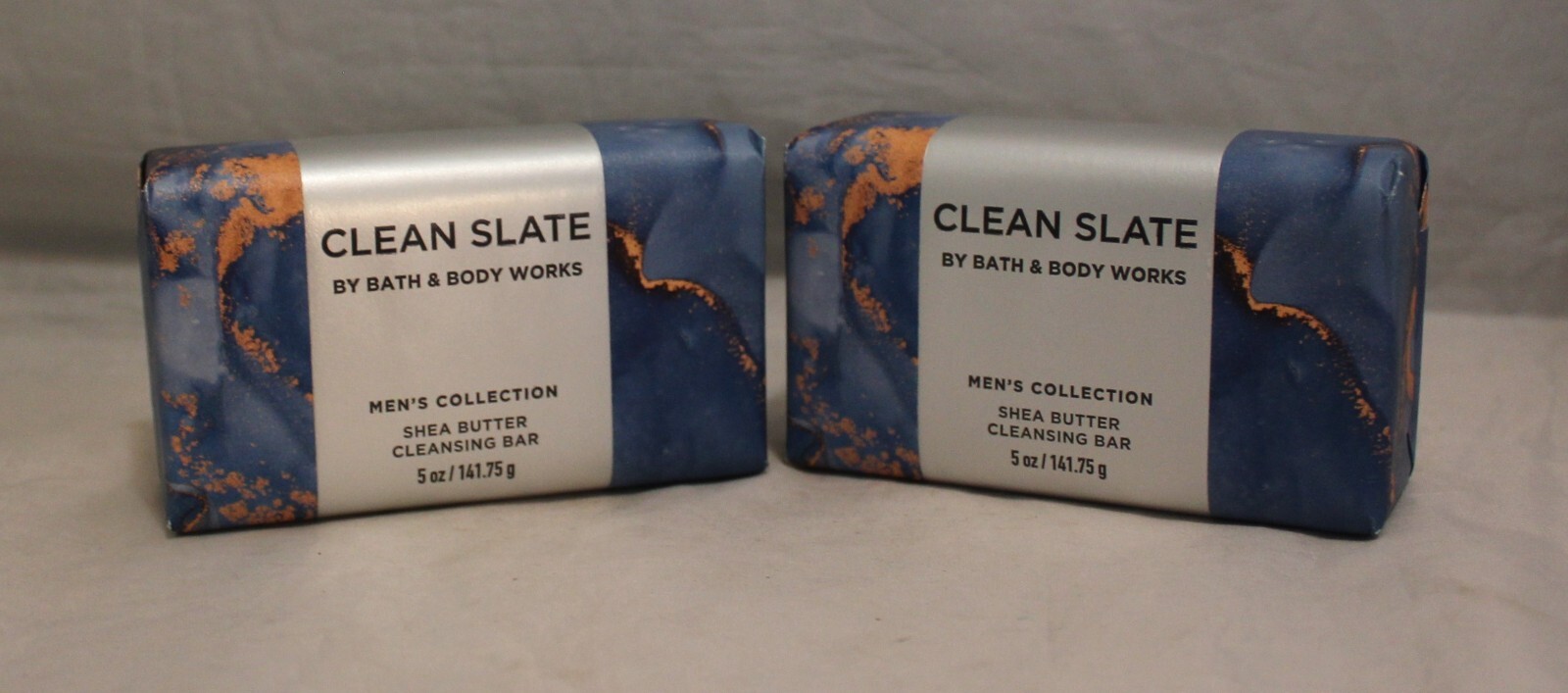 2 Bath & Body Works Men’s Collection Clean Slate Shea Butter Cleansing Bar Soap
