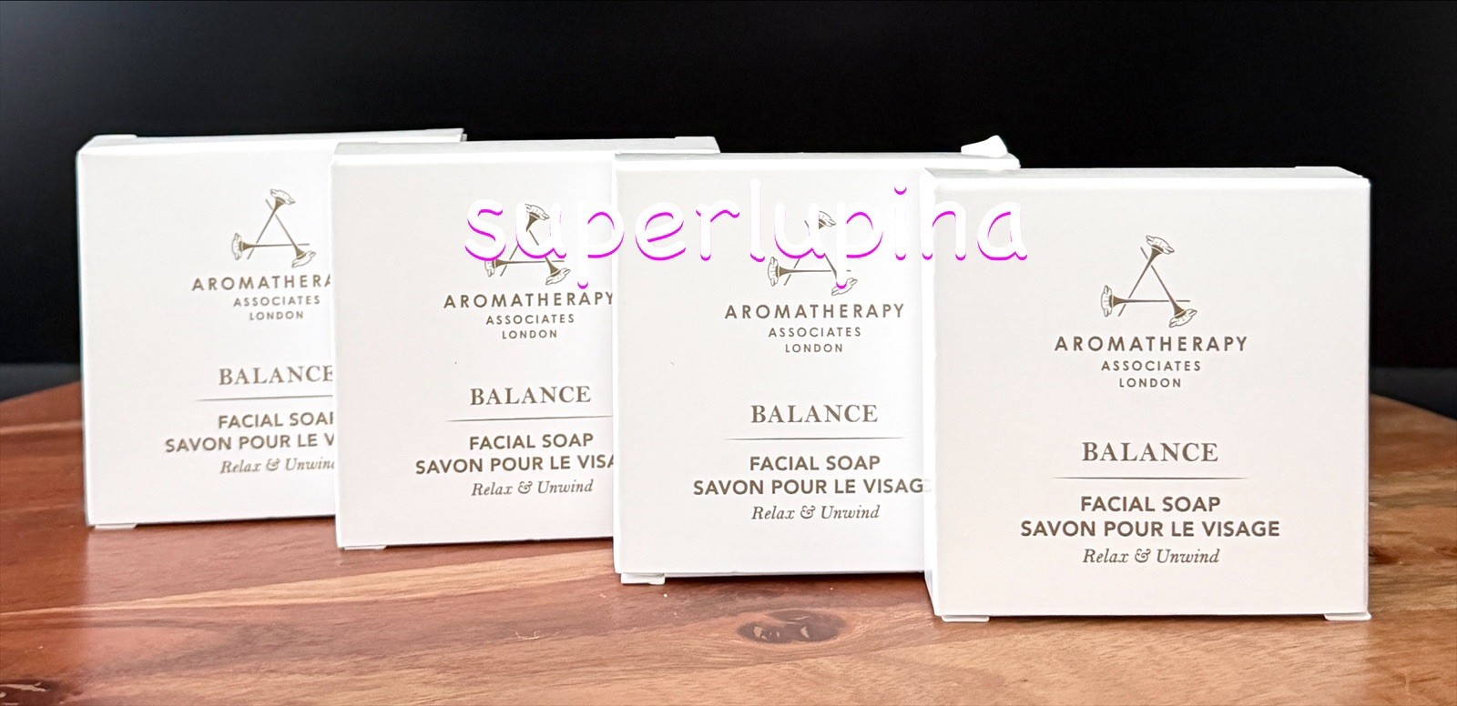 4x Aromatherapy Associates Balance Facial Bar Soap NEW Travel Size 1.05 oz