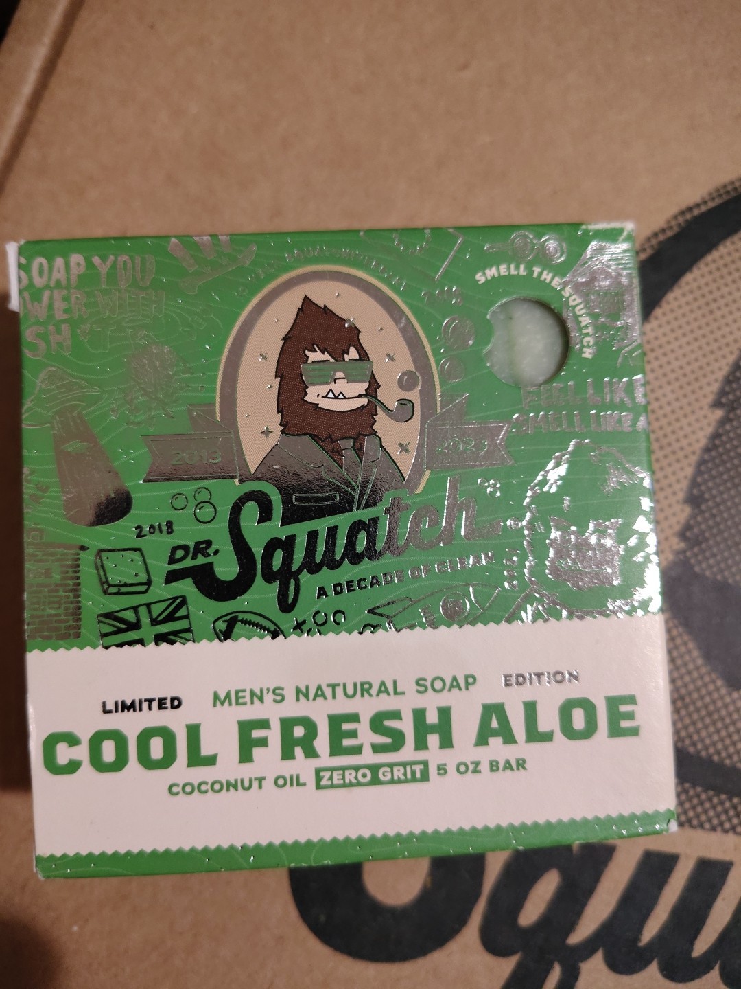Dr Squatch OG COOL FRESH ALOE . Mint Condition In Its Reflective Box! Sensual!