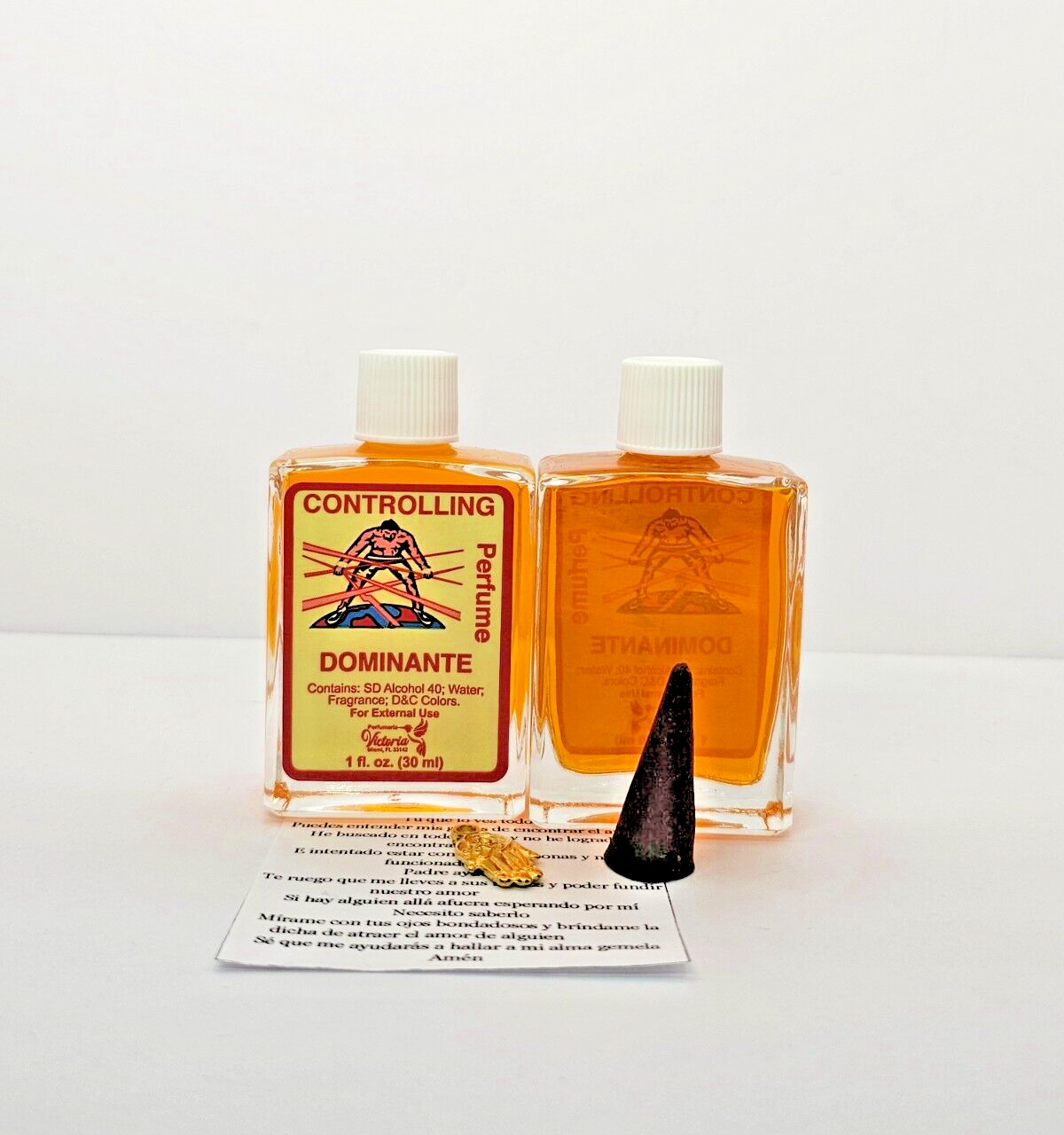 DOMINANTE PERFUME CON FEROMONAS GRATIS: ORACION INCIENSO AMULETO