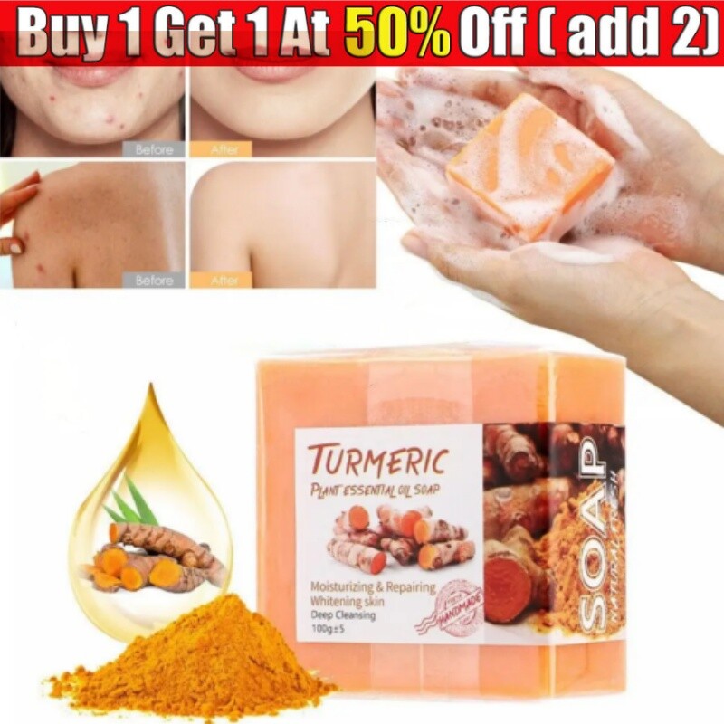 Tumeric Soap Turmeric Cream Whitening Ance blemish Corrector Dark Spots Brighter