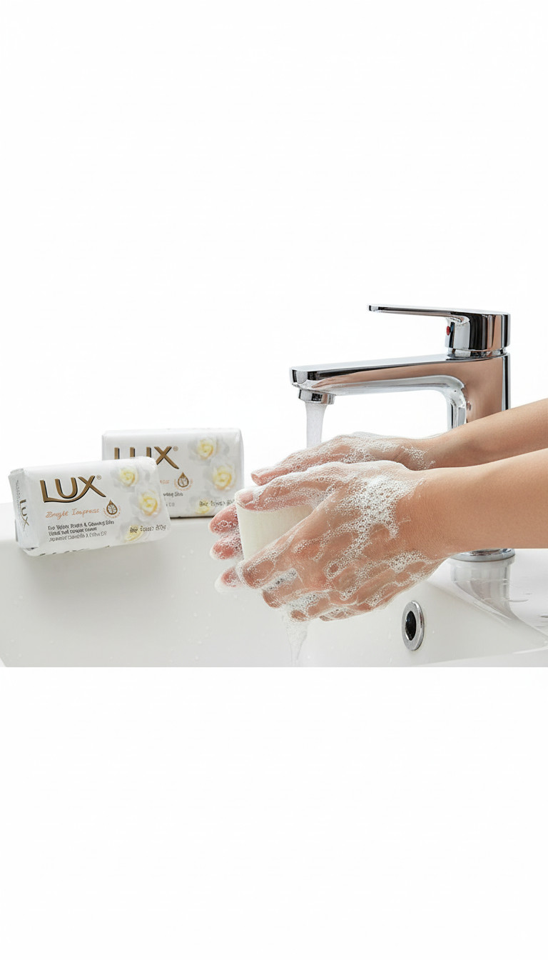 10 Pack LUX Bar Soap 80g Bright Impress Japanese Camellia & Citrus Oil