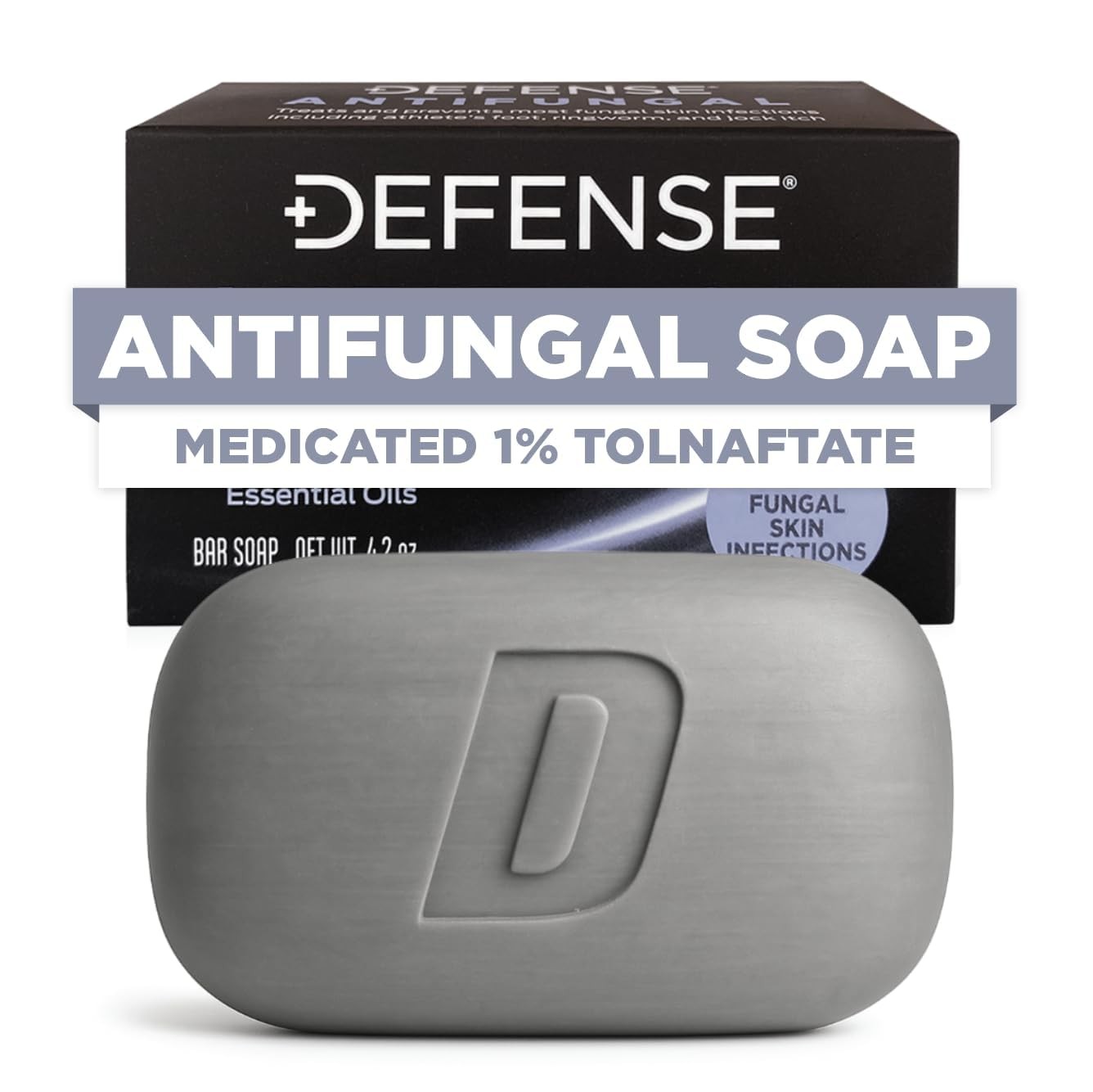 Antifungal Soap Bar 4.2 Ounce Jock Itch Ringworm Athletes Foot Treatment